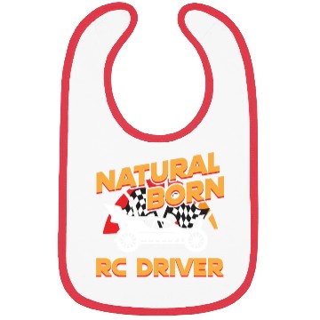 Discover Natural Born RC car Driver Racer Remote Controlled Bibs