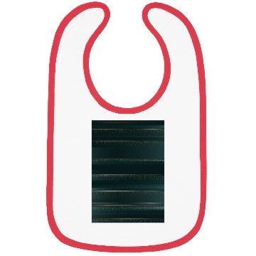 Discover Luxury Green Gold Glitter Stripes Bibs