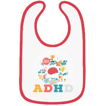Discover ADHD Warrior Embrace Neurodiversity ADHD Awareness Bibs