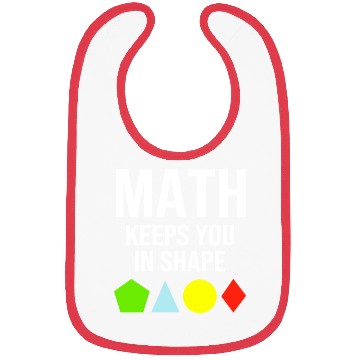 Discover Math Keeps You In Shape Funny Math Teacher Workout Bibs