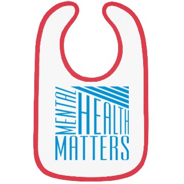 Discover mental health matters quote Bibs