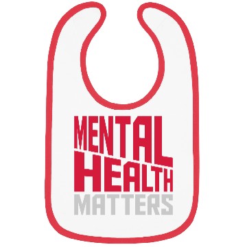 Discover mental health matters quote Bibs
