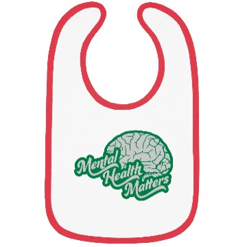 Discover mental health matters quote Bibs