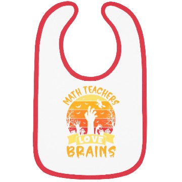 Discover Funny Math Teacher Halloween All Teachers Love Bra Bibs