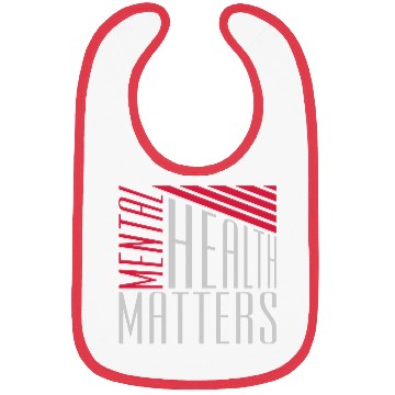 Discover mental health matters quote Bibs