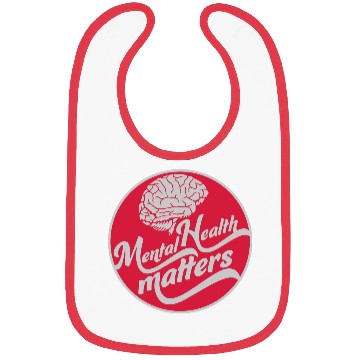 Discover mental health matters quote Bibs