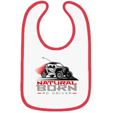 Discover Natural Born RC car Driver Racer Remote Controlled Bibs