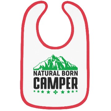 Discover Natural Born Camper Bibs