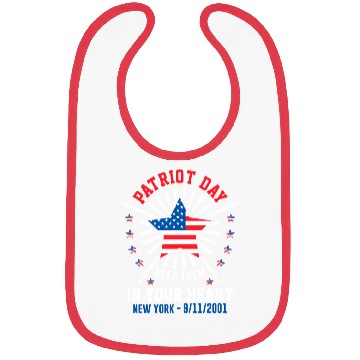 Discover 9/11 Patriot Day Keep Them in Your Heart Bibs