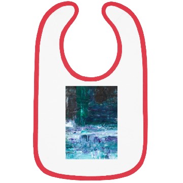 Discover Abstract Grunge Brushstrokes Painting Bibs