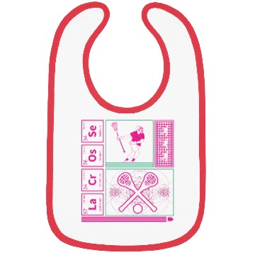 Discover Lacrosse Periodic Table Element Bibs, Lacrosse