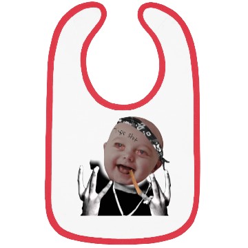 Discover Gangster baby type shit Bibs