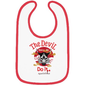 Discover The Devil Make Me Do It Japan Evil Gold Cloud. Bibs