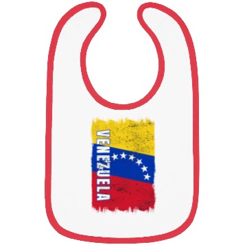 Discover Venezuela vintage flag Bibs