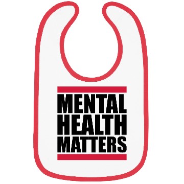 Discover mental health matters quote Bibs