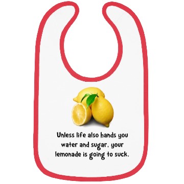 Discover Lemonade Suck Bibs