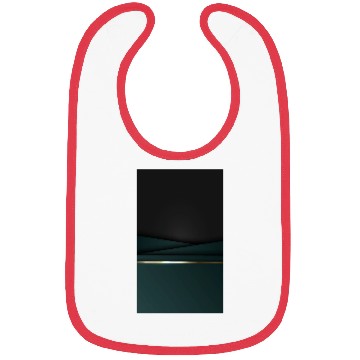 Discover Luxury Black Green Gold Stripes Bibs