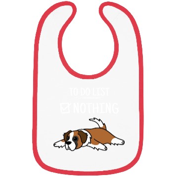Discover Saint Bernard To Do List Bibs