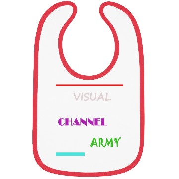 Discover Visual Channel Army Bibs