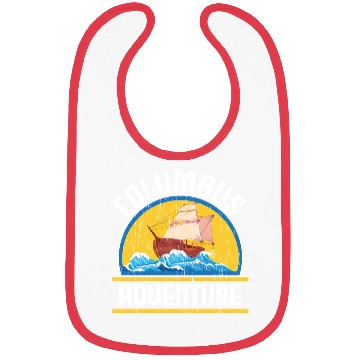 Discover Columbus Adventure USA America Columbus Day Bibs