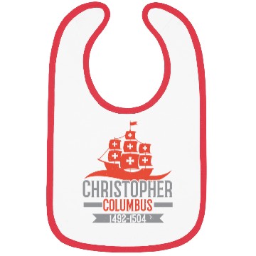 Discover Columbus Day Navigator Ship Christopher Columbus Bibs