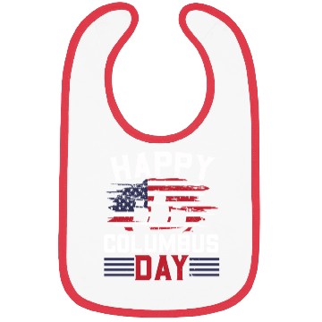 Discover Happy Columbus Day USA Christopher Columbus Bibs