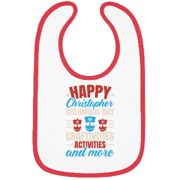 Discover Happy Columbus Day USA Christopher Columbus Bibs