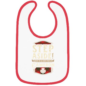 Discover Job for a Cameron Step Aside Scottish Clan Bibs