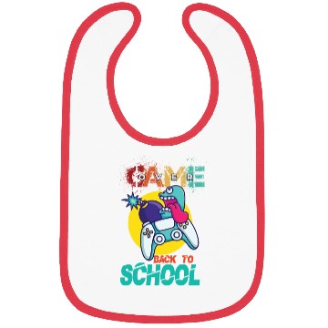 Discover Back to School Funny Game Over Teacher Student Bibs