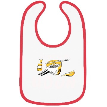 Discover Slurp's Up Udon Noodles Pun Japanese Ramen Pasta D Bibs