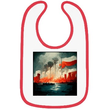 Discover No War Sad Painting Bibs