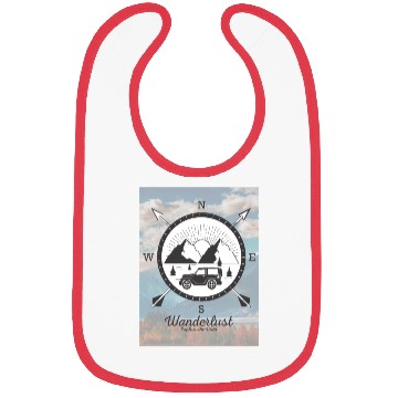 Discover Wanderlust Explore the Wild Adventure Bibs