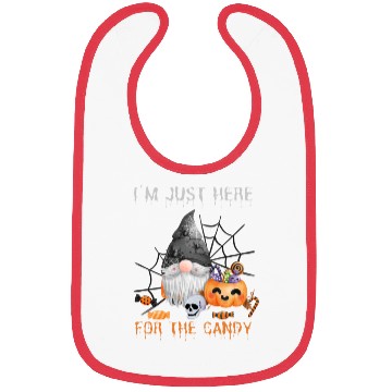 Discover Halloween Gnome - I'm Just Here for the Candy Bibs