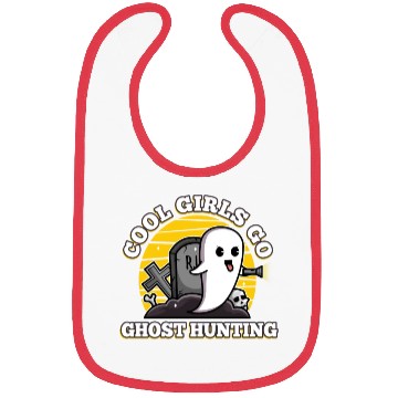 Discover Cool girls go ghost hunting Bibs