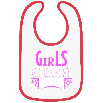 Discover Cool girls go ghost hunting Bibs
