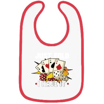 Discover Poker Casino Poker Player Gambling Roulette Gift Bibs