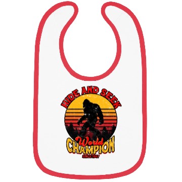 Discover Hide and Seek World Champion Since 1967 - cryptid Bibs