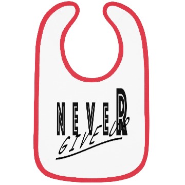 Discover never give up Bibs