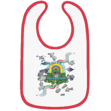 Discover Unicorn Alien Rainbows Bibs