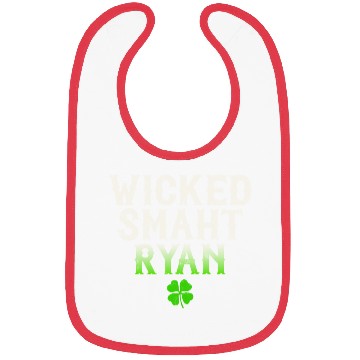 Discover Wicked Smaht Ryan Clan Boston Irish Slang Bibs