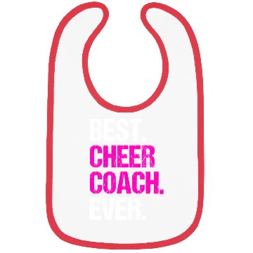 Discover Best Cheer Coach Ever Cheer-leading Gift Idea Bibs