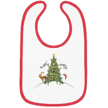 Discover Christmas Holly Jolly Bibs