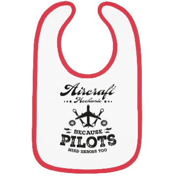 Discover Funny Aircraft Mechanic Quote, Plane Engineer Gift Bibs