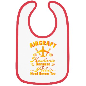 Discover Funny Plane Aircraft Mechanic Maintenance Engineer Bibs