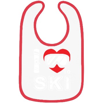 Discover I Love To Ski Winter Sport Snowboarding Skiing Bibs