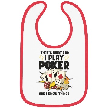 Discover Poker Casino Poker Player Gambling Roulette Gift Bibs