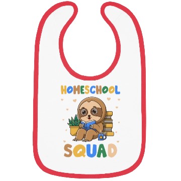 Discover Homeschool Sloth Funny First Day Of School Bibs