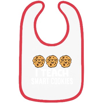 Discover Funny Science Teacher Lover I Teach Smart Cookies Bibs