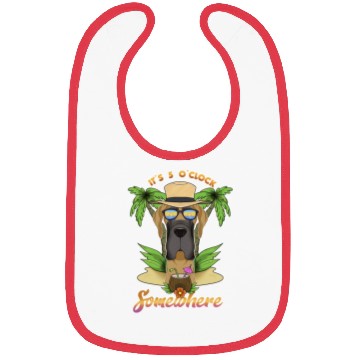 Discover It Is 5 O Clock Somewhere Drinking Great Dane Bibs