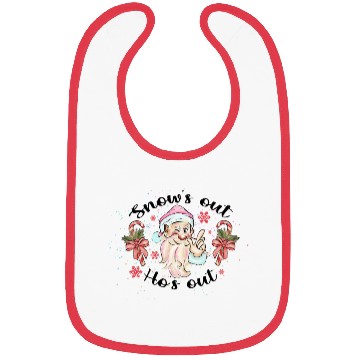 Discover Snow Out Santa Ho Ho Ho Bibs